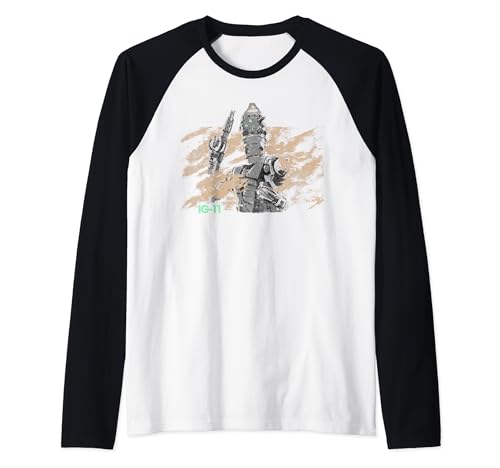 IG-11 Star Wars Raglan : Fini les vêtements de fan fades avec ce T-shirt bicolore stylé