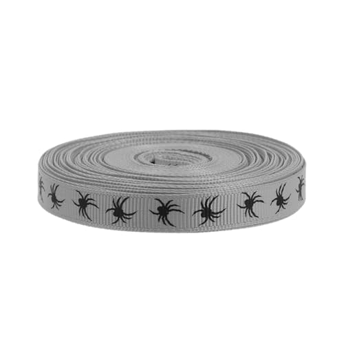 PartyKindom 1Roll Halloween Craft Ribbon for DIY Bows Yards of Wide Satin Ribbon for Wrapping and Spooky Decorations for All Occasions and
