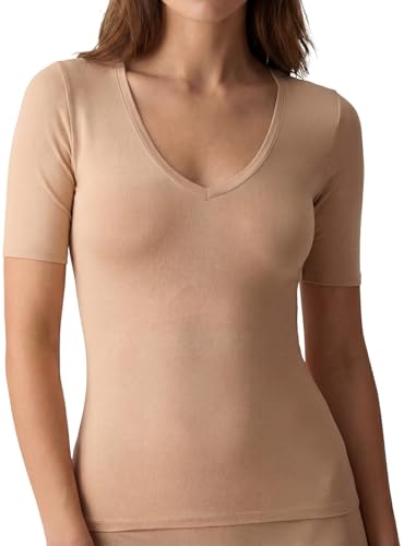 Maillot de corps col en V couleur chair idéal sous vos chemisiers de bureau