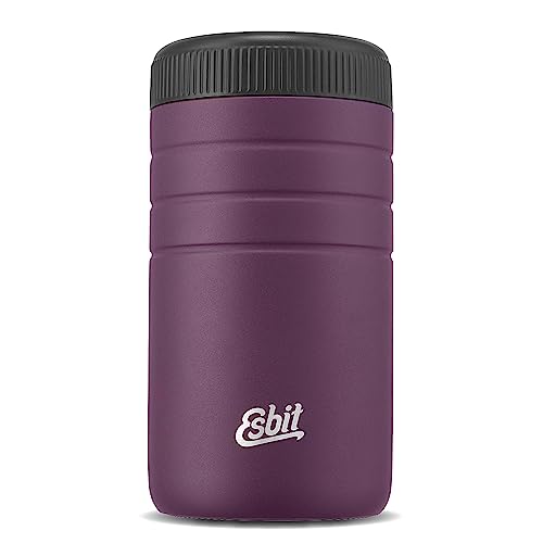 Esbit Thermobehälter Majoris für Essen - Warmhaltebehälter 550 ml - aus Edelstahl für warme und kalte Speisen - in Aubergine