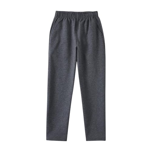 Boys Baggy Sweatpants Breathable Loose Fit Comfy Kids Sweat Pants Athletic Elastic Waist Trousers with Pockets