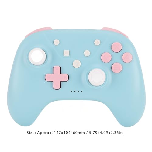 Gamepad Inalámbrico, Controlador de Juego, Motores de Vibración Duales, Giroscopio de 6 Ejes para Accesorios de Juegos (#11) - imagen 7