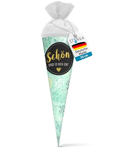 itenga Geschwisterschultüte 35cm als Geschenkverpackung oder kleine...