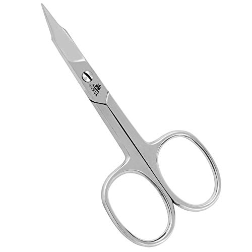 ARSUK Nail Scissors Toe Cuticle Cutter Trimmer for Fingernails Men and Women Pedicure Beauty Tools Stainless Steel (Nail Scissors Style 6)