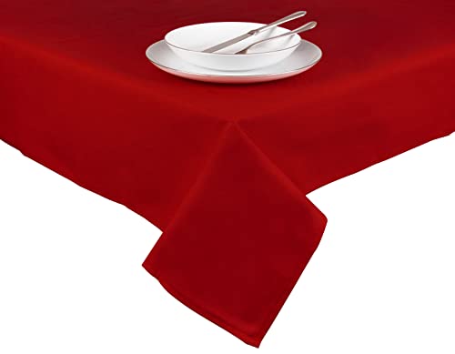 Excelsa Panama Tablecloth Dark Red, Darkred, 94.5 x 55.1 inch (Rectangular)