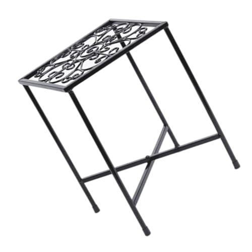 Support à bonsaï en fer noir Angoily pour pots de fleurs intérieur