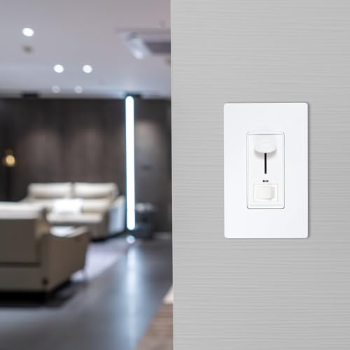 Maxxima MEW-DM622 Dimmer Electrical Light Switch - Featuring Blue Indicator Light thumb #5