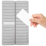 Usage Polyvalent: Adapté pour les cartes d'identité, cartes magnétiques, cartes de membre et étiquettes diverses, ce porte-cartes suspendu est parfait pour les environnements industriels, scolaires et commerciaux