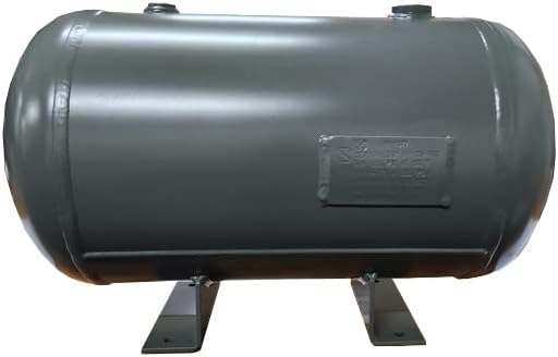 Miniatura 3 de Tanque receptor de aire, 19 galones, horizontal universal, 16 x 25 pulgadas, 200 PSI, patas (19 galones)