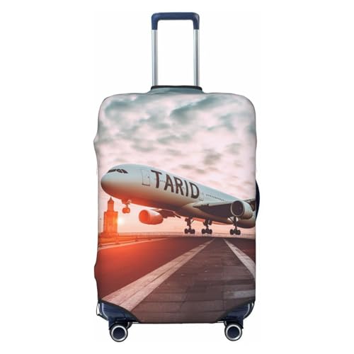Luggage Cover Travel world Travel Luggage Covers Thicker Elastic Suitcase Cover Dustproof Baggage Cover Scratch-Resistant Suitcase Cover Protector Fit 18-32 Inch Luggage Small
