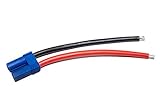 Lieferumfang: 1 Stück Eva Shop® Adapter Lipo Akku Ladeadapter Adapterstecker RC Modellbau Quadrocopter Hexacopter Drohne EC2, EC3, EC5, XT30, XT60, XT90 Stecker Buchse (EC5 Stecker auf 10cm Kabel)