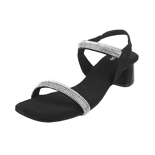 Image of Metro Women Synthetic Leather Fashion Block Heel Sandal