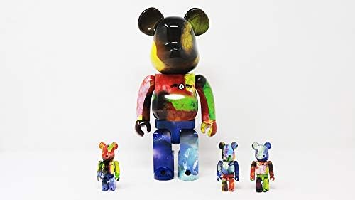 Medicom Toy - Bearbrick - Pushead - Set of 4 - Ver. 400% and 100% (x3)