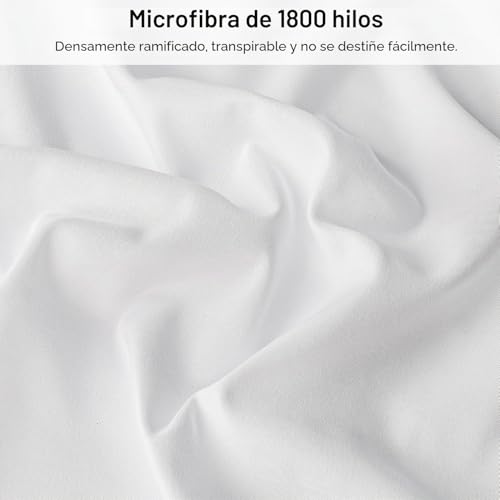 Miniatura 3 de Lirex 2-Pack Fundas De Almohada 1800 Hilos, Tamaño 50 Cm X 75 Cm Fundas De Almohada De Microfibra Suave Cepillada, Transpirables Sin Arrugas Y Lavables A Máquina, Blanco