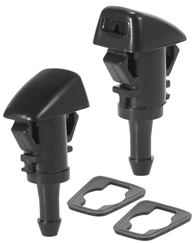JUKOTA 2 piezas de boquillas lavaparabrisas para el parabrisas, 2 piezas de boquillas lavaparabrisas universales, aptas para sistemas de lavado de parabrisas, dispositivos de lavado de parabrisas