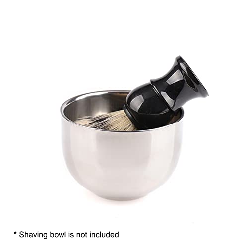 ZEYUAN Pincel de barbear para barba Pincel de plástico para bigode para barbear ferramenta de barbea