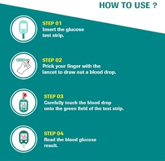 Accu-Chek Active Test Strips | For use with Accu-Chek Active Glucometer | Pack of 100 Strips