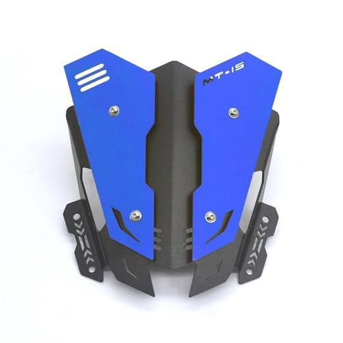 Pare-brise sport MT-15 anti-reflet et protection thermique en alu