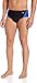 Speedo Men's Endurance+ Launch Splice Brief Swimsuit, Black/Blue, 34