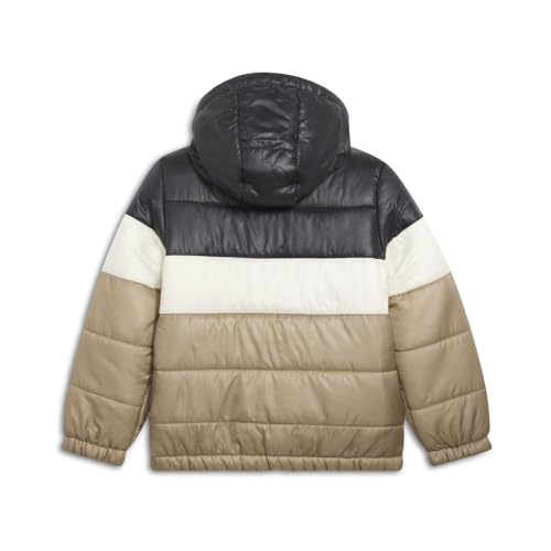 PUMA Kids Boys Color Blocked Jacket Athletic Outerwear Casual - Brown - Size S2