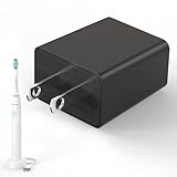 Cordro 5V 2A USB Wall Adapter for Philips Sonicare 4100/3100/ 2100/1100 Power Toothbrush, Wall Plug for Bitvae,7AM2M,Nicwell,COSLUS Electric Toothbrush, Water Flosser Power Adapter(Black)