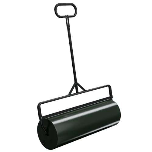 HAGO24 | Gartenwalze | Rasenwalze | Handwalze | 90cm | Stahl | 63L