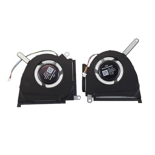 Ventilador de refrigeración for CPU y GPU de portátil, Compatible con ASUS, TUF Dash F15 FX517ZC GPU RTX3050 13NR0950P01011 13NR0950P02011(CPU GPU Fan)
