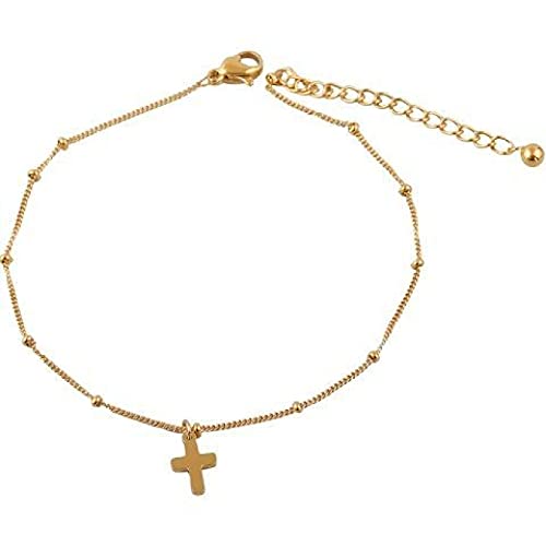 Damen Fußkettchen Armband Gold Edelstahl Fußkettchen Mode Anhänger Einfache Mode Metall Sommer Kette Fußkettchen Damen Accessoires Cover