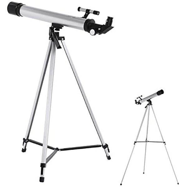 Teleskopy dla dorosłych i dorosłych i początkujących, profesjonalny teleskop astronomiczny z przenośnym regulowanym statywem Double the comfort