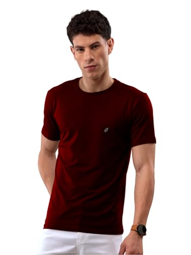 Image of Lux Nitro Cotton Round Neck T-Shirt for Men | Half Sleeve | Regular Fit | Comfortable Everyday Casual Wear