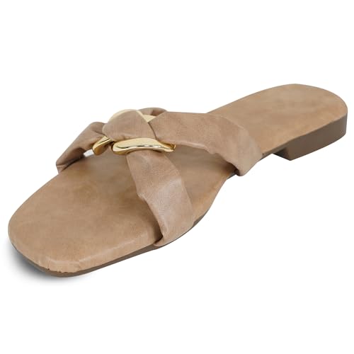 Image of IndieStide Heel Casual Flip Flops Slippers For Girls Women, Comfortable cushioned Chappals