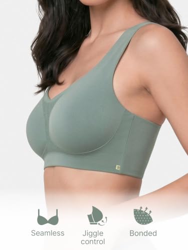 Image of Enamor Innovations Invisi Minimizer, Ultra Smooth, Bonded, M-Frame, Women's T-Shirt Bra - Seamless, No-Pinch, No-Dig, Padded, Wirefree, Full Coverage - IO03 (Available in Plus Sizes)