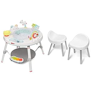Skip Hop Baby Activity Center 3-in-1 Grow with Me Set with Activity Center & Toddler Chairs, Explore & More