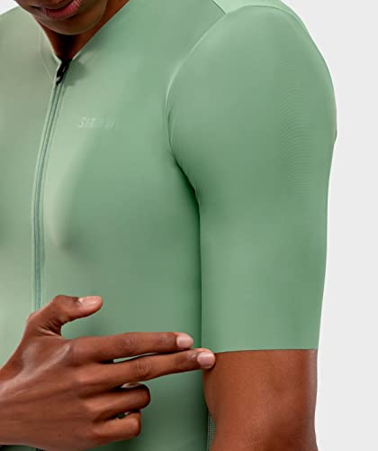 SIROKO - Maillot Vélo SRX Stage - M - Vert Olive – vue 9