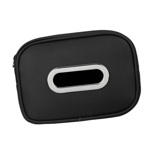 KIXZSAZ Porta fazzoletti nel sedile posteriore dell'auto in pelle PU impermeabile, contenitore organizzato per fazzoletti, cosmetici e oggetti di quotidiano, pratico organizer per, parasole per