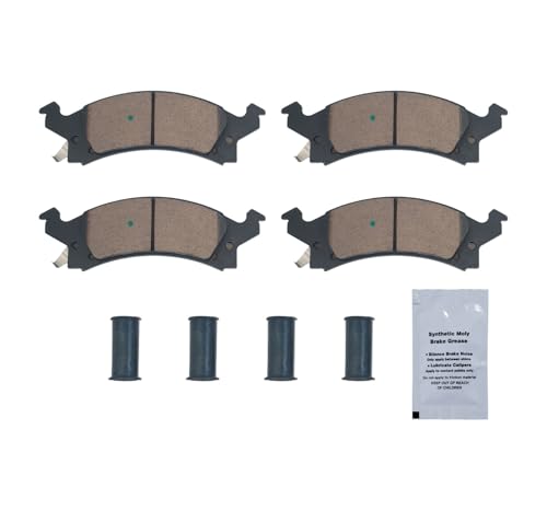 Image of HUSCH D506 Front Ceramic Brake Pads Kit Fit For Buick Skylark 1990-1998, For Chevrolet Beretta 1992-1996, For Oldsmobile Achieva 1992-1998, For Calais 1990-1991, For Pontiac Grand Am 1990-1998