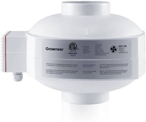 HomeAire 13.5 Indoor/Outdoor Radon Mitigation Fan System Kit – 95 CFM, Quiet Gas Reduction