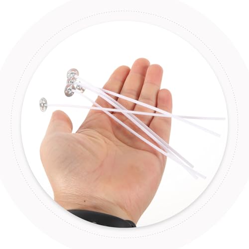 100 piezas de mechas de algodón para velas miniatura 3