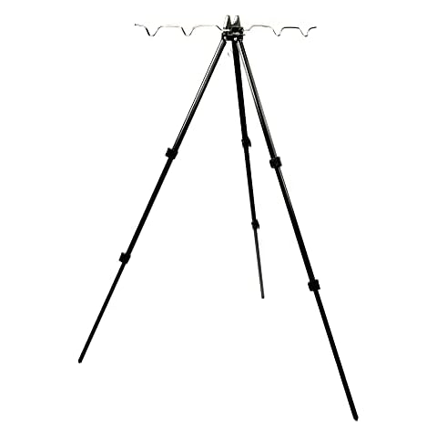 Zite Fishing Tripod Ruten-Ständer - Teleskop Feeder-Angeln Rutenhalter 50-110cm Cover