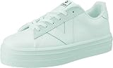 Plantilla de Amazon victoria Plataforma VICTORIA Basket Barcelona Lona con Detalles EN Piel Y Serraje 1092125-WOMEN para Mujer Blanco 35