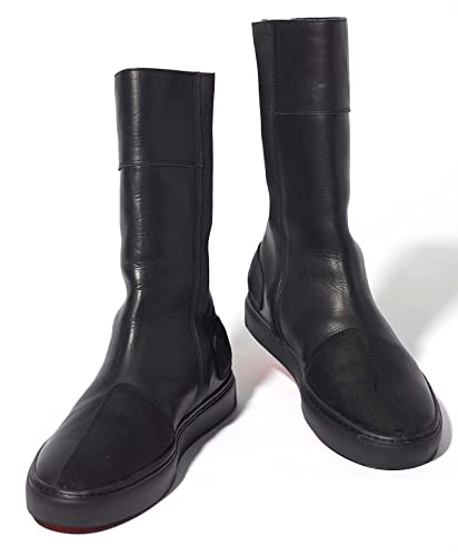 ブーツスニーカー LEATHER HIGH SNEAKER M2 ブラック/ブラック 23.0cm