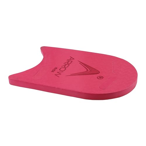 Image of Arrowmax Swimming Kickboard for Kids and Adults - EVA Foam Swim Training Board with Ergonomic Grip - Swim Aid for Beginners and Advanced Swimmers - Lightweight and Durable (RED)