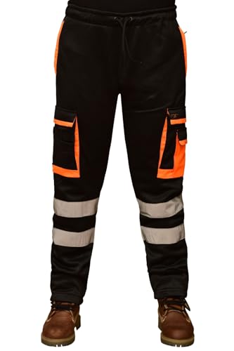 La Familie Clothing Hi Vis Reflective Work Joggers Men -