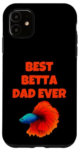 Fish Keepers Best Betta Dad Aquarist ���� ���� �X�}�z�P�[�X iPhone 11 �p