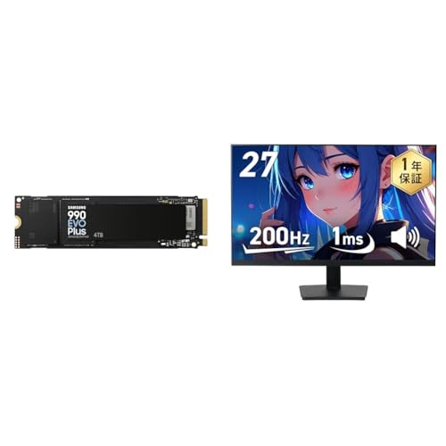 Samsung 990 EVO Plus 4TB PCIe Gen 4.0 ×4 NVMe M.2 (2280) TLC NAND 最大 7,250MB/秒 内蔵 SSD MZ-V9S4T0B-IT/EC 国内正規保証品+Smart Basic(スマートベ