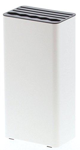 ????(Yamazaki) KT-PL CD WH Kitchen Knife & Scissors Stand, ?W11×D7×H22.3cm, wht