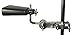 ROSS Percussion Universal Cowbell Mount Clamp Adjustable L Rod Multi-Fit Drum Hardware Accessory