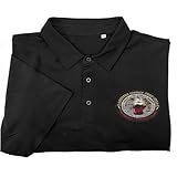 uss enterprise carrier strike group 2003 2004 embroidered patch polo shirt Multicolor