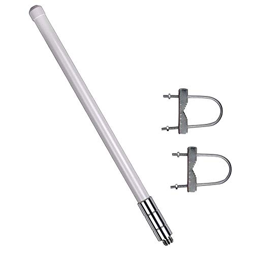 HYS Amateur SO239 - Antena de doble banda de 17' VHF 144 y UHF 430 MHz para dispositivos móviles