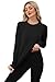 WIHOLL Long Sleeve Workout Tops for Womens Sun UV Protection Shirts Ropa Deportiva para Mujer UPF Clothing Fall Fashion Must Havesr Soft Swim Shirt Black M
